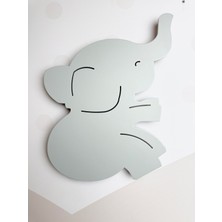 Bon Chic Baby Gün Işığı LED Duvar Aydınlatma Mutlu Fil Gri