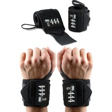Gazelmanya 2'li Fitness Ağırlık Bilekliği Bilek Koruyucu Wrist Wraps Bilek Sargısı Halter & Fitness & Crossfit 2 Renk Fitness Bilekliği SİYAH