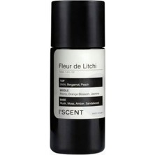 Iscent Fleur De Litchi Fragrance Meyvemsi-Çiçeksi, Lüks-Vegan Difüzör Koku Yağı 100 ml