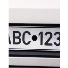 Damla Etiket Yıldız Standart Üniversal Plaka Pul Damla Kabartmalı 3D Silikon Direk Arması 3,5x3,5 cm