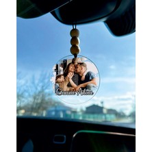 Kapbirhediye Kişiye Özel Resimli Dikiz Aynası Pleksi Araba Süsü