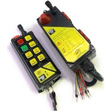 Gümrük Bey Litost Ytk‑sf6 Kablosuz Vinç Kumandası Su Geçirmez, 8 Tuşlu Rf Uzaktan Kumanda Sistemi