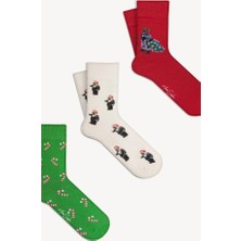 Yılbaşı Christmas Çorabı 3'lü
