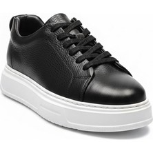 Ustalar Ayakkabı Siyah-Beyaz Erkek Hakiki Deri Ayakkabı 621.329