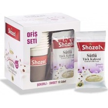 Skygo Hazır Sütlü Türk Kahvesi Şekerli - Ofis Seti - 11 Gr. 10'lu Kutu