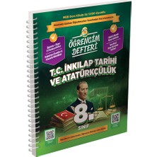 Murat Yayınları 3209 8.Sınıf T.C. İnkılap Tarihi ve Atatürkçülük Öğrencim Defteri