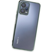 Marsilyan Xiaomi Redmi Note 12 5g Kılıf Razer Lensli Silikon - Yeşil