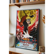 E2 Nova Naruto Blood Prison Film Afişi Çerçeveli Tablo - Lüks Koleksiyonluk Anime Sinema Posteri Dekoru