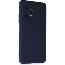 Marsilyan Xiaomi Redmi Note 12 5g Kılıf Nano Içi Kadife Silikon - Lacivert