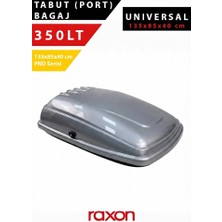 Raxon Tabut Bagaj 350 Lt Gri 135X85X40 cm Pnd Serisi Araç Üstü Port Bagaj