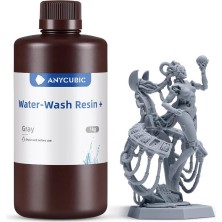 Anycubic Water Washable (Suda Yıkanabilir) Uv Gri Reçine 1kg. -Teknoartshop