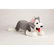 Pufu Toys Peluş Uzanan Kurt 80 Cm, Oyuncak