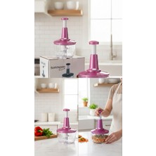 Solingen Ad Global El Rondosu 1500 ml Paslanmaz Çelik 3 Bıçaklı Doğrayıcı