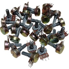 Devre Dünyası 30 Adet B500R B500Ω Potansiyometre 500 Ohm Pot (Somunsuz ve Pulsuz)