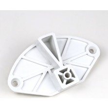 Fırıncı Depom Eski Tip Yan Kulak Montaj Braketi - Beyaz Teknik Plastik (Sanayi Tipi)