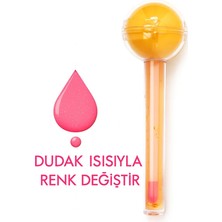 Lolipop Çift Taraflı Balm ve Gloss | Yeşil Sarı Mavi Turuncu