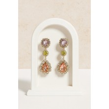 BG Jewellery Şık Tasarım Taşlı Küpe