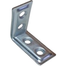 Şahin Mobilya Köşe Birleştirme Bağlantı Aparatı L Demiri Gönye Köşebent 10 Adet (3 cm x 3 cm x 1,6 Cm)