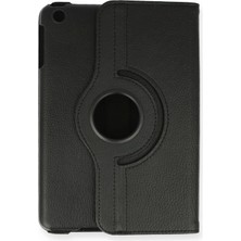 Marsilyan iPad Mini 1 Kılıf 360 Tablet Deri Kılıf - Siyah