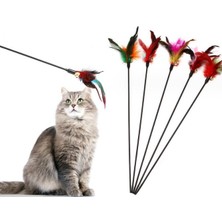 Never Çıngıraklı Tüylü Kedi Oyun Çubuğu 115474