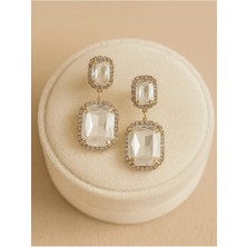 BG Jewellery Şık Tasarım Taşlı Küpe