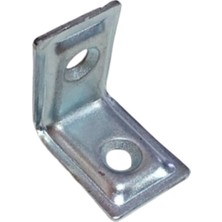 Şahin Mobilya Köşe Birleştirme Bağlantı Aparatı L Demiri Gönye Köşebent 10 Adet (2 cm x 2 cm x 1,6 Cm)