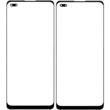 OEM Oppo Reno 4 Lite - A91 Ön Cam Siyah Ocalı