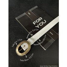 Fiori Oval Antik Tokalı Kadın Pantolon Kemeri, Ceket Kemeri, Gömlek Kemeri, Elbise Kemeri