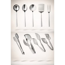 Birpa "zarafetle Sunum" Paslanmaz Çelik Servis Seti (9 Parça)