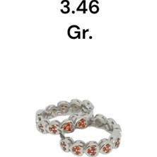 Lunel Silver Kalpli Taşlı Sevimli 925 Ayar Gümüş Küpe – Zarif ve Modern Tasarım