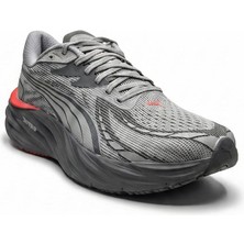 Puma 311140 23 Velocity Nıtro 4 Gri-Kırmızı Erkek Spor Ayakkabı