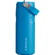 Stanley The Iceflow Flip Straw 2.0 Pipetli Termos 0.47 Lt (16 Oz) - Azure