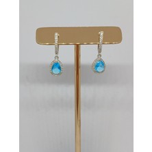 Lunel Silver 925 Ayar Damla Taşlı Gümüş Küpe - Şık ve Zarif Tasarım, Günlük ve Özel Günler Için (4,04 Gr.)