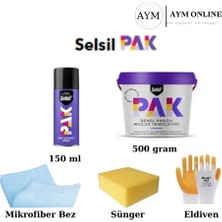 Selsil Avantajlı Set Genel Amaçlı Temizleyici - Leke Çıkarıcı Sprey - Eldiven - Bez - Sünger
