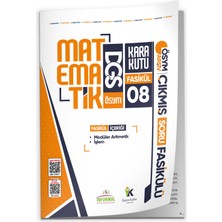 Karakutu Yayınları KARAKUTU YAYINLARI 2026 DGS Matematik Kara Kutu Akademik 8.Fasikül ÖSYM Çıkmış Soru İşlem ve Modüler Aritmetik Fasikülü