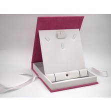 Hayran Kutu Ahşap Kadife Kurdeleli Elit Set Kutusu