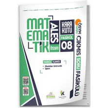 Karakutu Yayınları 2026 ALES Matematik Kara Kutu Akademik 8.Fasikül ÖSYM Çıkmış Soru İşlem ve Modüler Aritmetik Fasikül