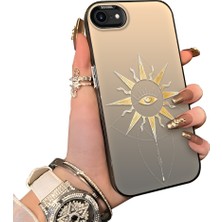 Ucuc iPhone 7/8/se 2020 2022 Uyumlu Silikon Kenar Sert Arka Anti Düşme Kılıfı Güneş Gözü