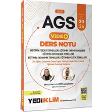 Anla Kazan Yayınları Yediiklim 2026 Meb-Ags Eğitim Bilimleri Eğitimin Felsefi Tarihi Sosyolojik Ekonomik Politik Temelleri Video Ders Notu - Bülent Tanık Yediiklim Yayınları