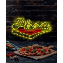 Disa Neon LED Duvar Dekoratif Aydınlatma -Pizza, 80X40CM-