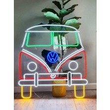 Disa Neon LED Duvar Dekoratif Aydınlatma -Klasik Araba, 60X60CM-