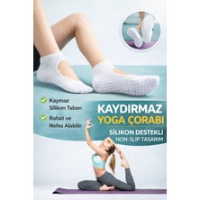 Gazelmanya Pilates ve Yoga Çorabı Kaydırmaz Tabanlı Pilates Çorabı Yoga Çorabı Plates Çorabı Dans Çorabı