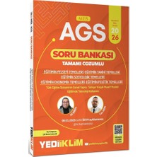 Anla Kazan Yayınları Yediiklim 2026 Meb-Ags Eğitim Bilimleri Eğitimin Felsefi Tarihi Sosyolojik Ekonomik Politik Temelleri Soru Bankası Çözümlü - Bülent Tanık Yediiklim Yayınları