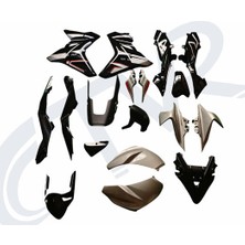 Ctvr Cfmoto 250SR Uyumlu Kaporta Seti Siyah
