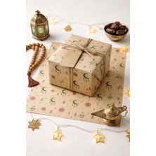 Palifix 40 Adet 25X35 Hediye Poşeti Kaplama Kağıdı Küçük Boy Ramazan Motifli Hediye Kağıdı