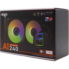 Aigo AI240 Argb 240MM AM5/1700P Siyah Işlemci Sıvı Soğutucu