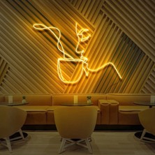 Disa Neon LED Duvar Dekoratif Aydınlatma -Kafe, 60X30CM-
