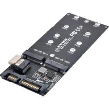 Gjob M.2 Ngff SSD To 2.5 Sata 3 Çevirici Dönüştürücü Adaptör Nvme Sata Çevirici