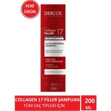 Vichy Dercos Collagen 17 Filler Tüm Saç Tipleri Için Şampuan 200 ml