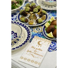 Dekals 20 Adet Hoş Geldin Ya Şehr-I Ramazan Yazılı Kağıt Peçete Çift Katlı 25/33